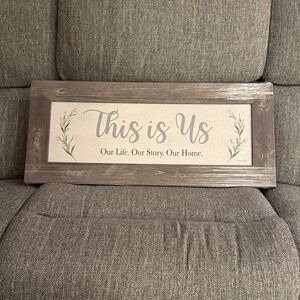 Rustic Wall Art with Inspirational Quote